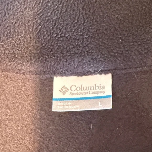 Columbia Black Fleece Vest - Picture 2 of 3